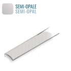 LEF LIGHTING - COVER 01 SEMI-OPALE 2M PC per profilo IN07/IN14/IC01/AP01/AP02/AP03