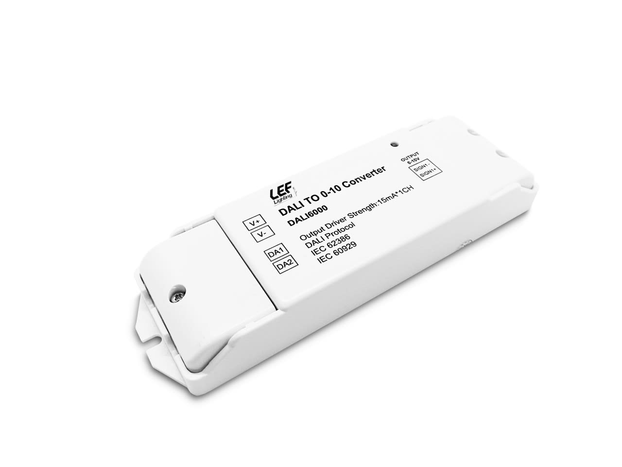 LEF LIGHTING - CONVERTITORE DA SEGNALE DALI A SEGNALE 0-10V