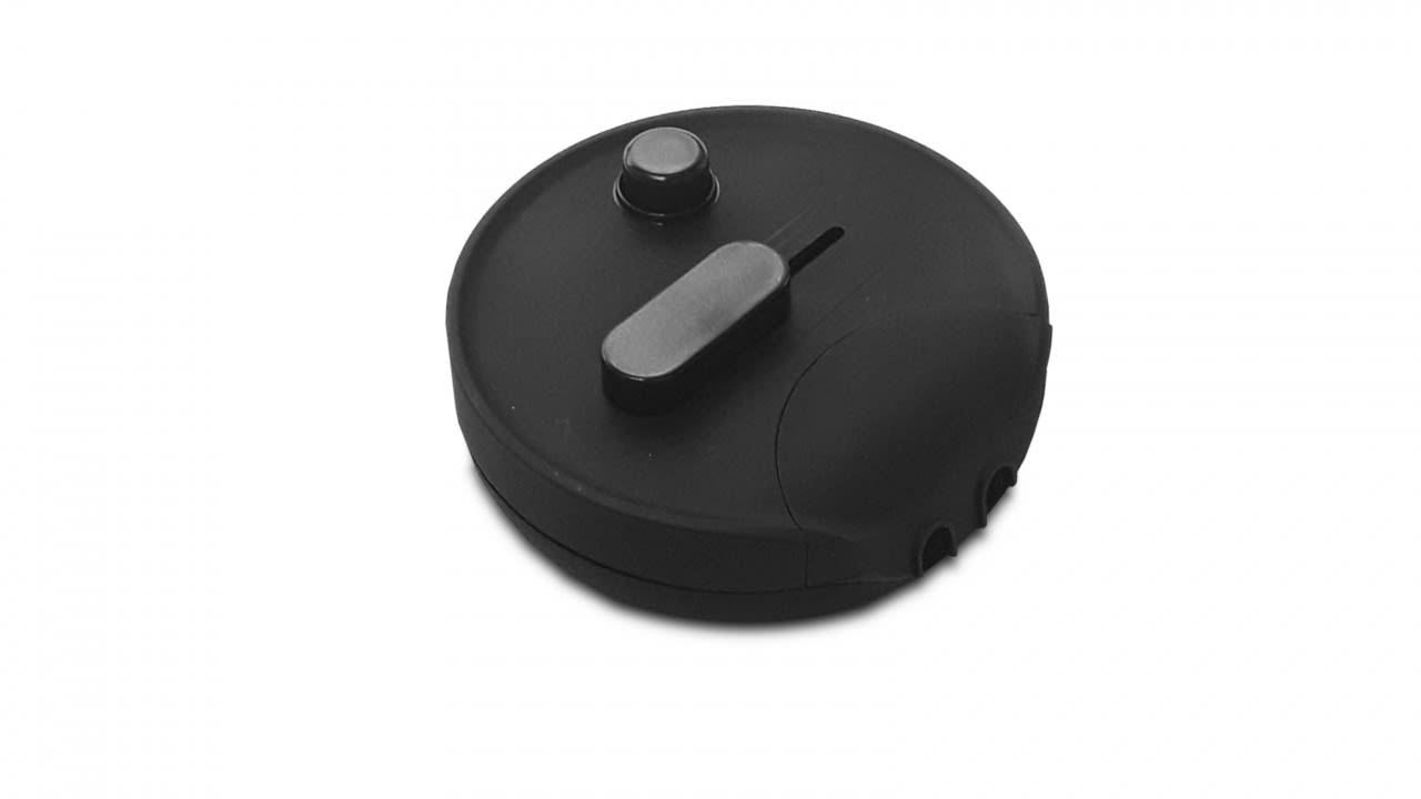 LEF LIGHTING - DIMMER INDIPENDENTE DA PAVIMENTO PER LAMPADE AD INCANDESCENZA E ALOGENE NERO
