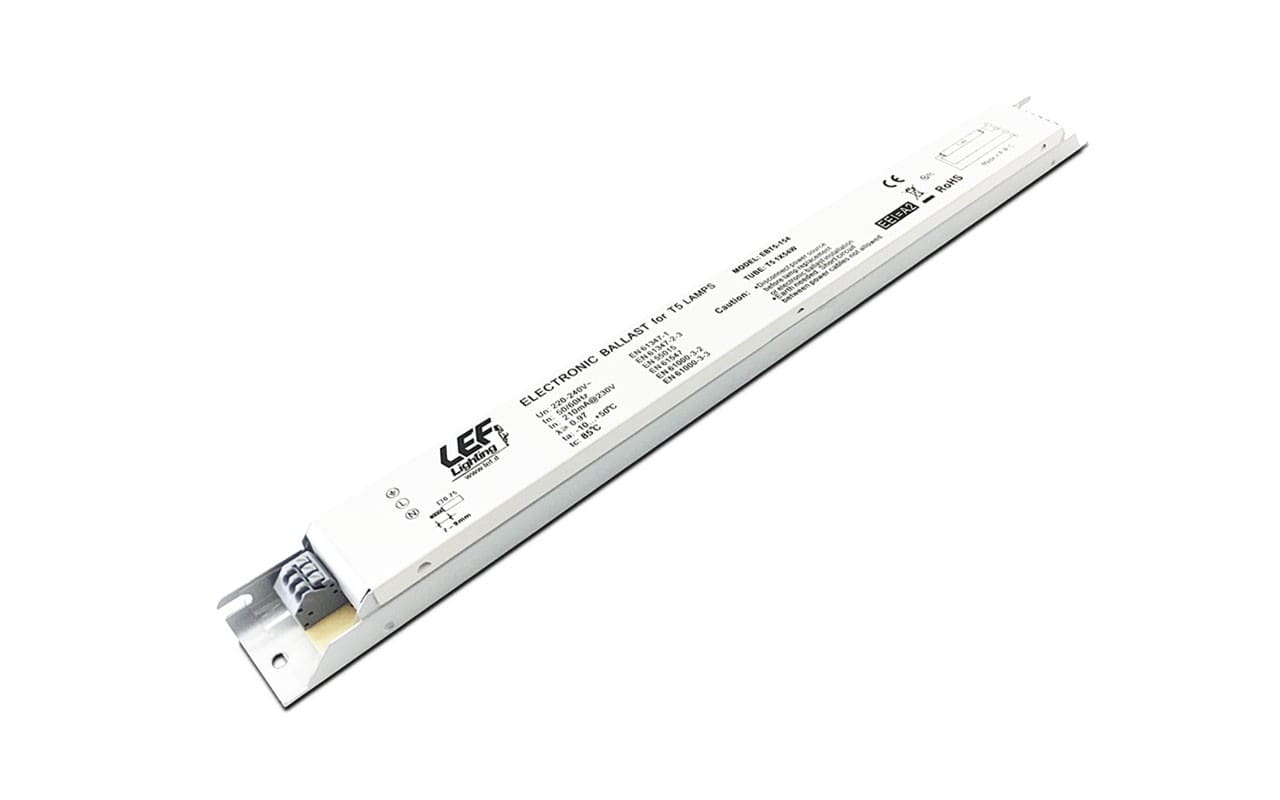 LEF LIGHTING - ALIMENTATORE ELETTRONICO PER LAMPADE FLUORESCENTI 1X24W T5 (G5)