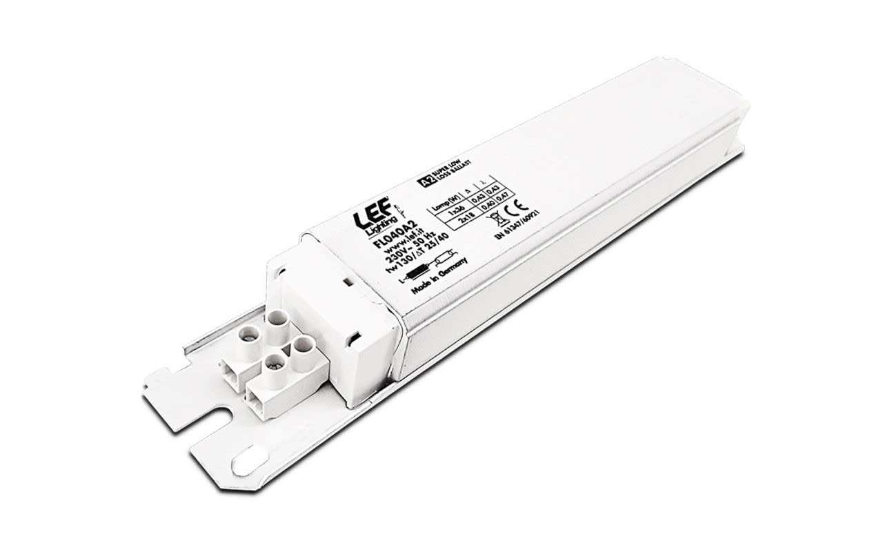 LEF LIGHTING - REATTORE ELETTROMECCANICO X LAMP. FLUORESCENTI 1x36W/2x18W/1x40W/2x20W EEI A2 FL040A2