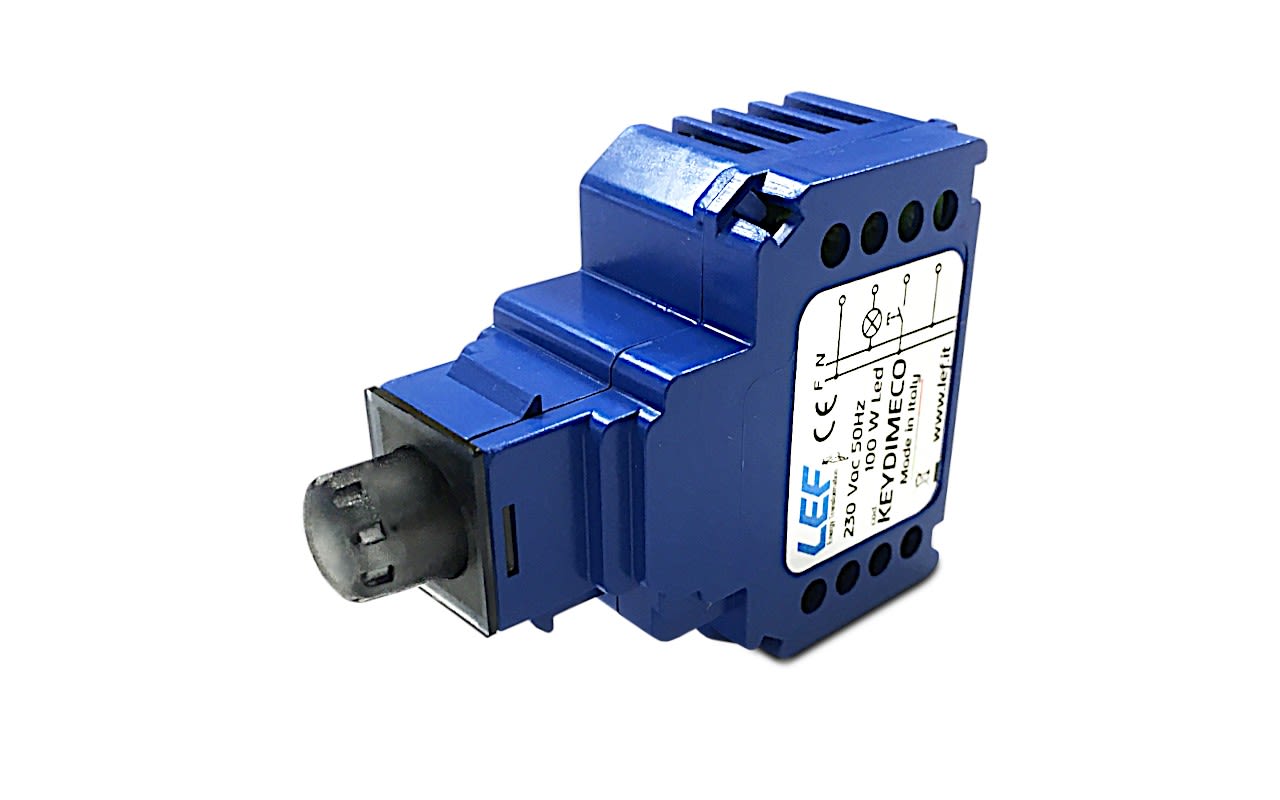 LEF LIGHTING - DIMMER MONOCANALE con uscita a Taglio di Fase 230Vac (IGBT) 4 FILI Dimmerabile