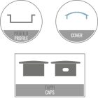 LEF LIGHTING - KIT 2M IN14 + OP01 + TAPPI