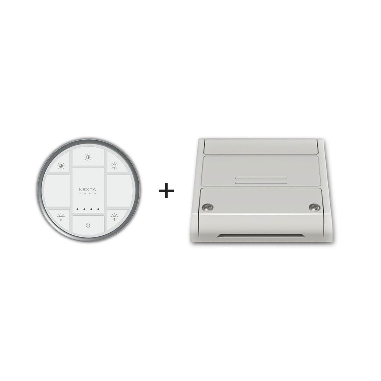 LEF LIGHTING - KIT DIMMER RADIO 12-24VDC 5A DESIGN COMPOSTO DA: 1 x HB80-1DIM + 1 x PLANO-V5