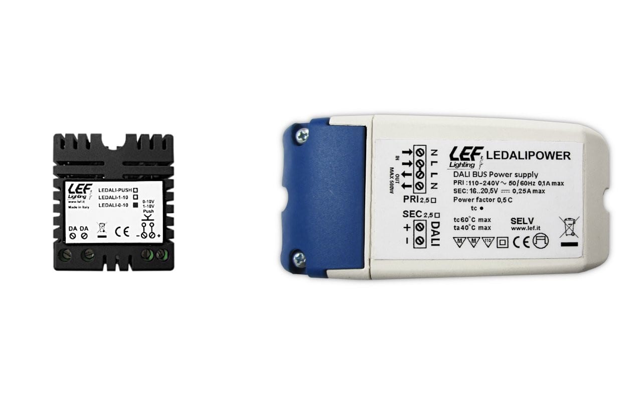 LEF LIGHTING - KIT COMPOSTO DA: LEDALI-0-10 + LEDALIPOWER