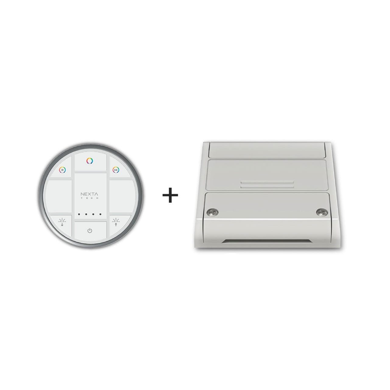 LEF LIGHTING - KIT RGBW RADIO 12-24VDC 5A DESIGN COMPOSTO DA: 1 x HB80-1C + 1 x PLANO-V5/RGBW