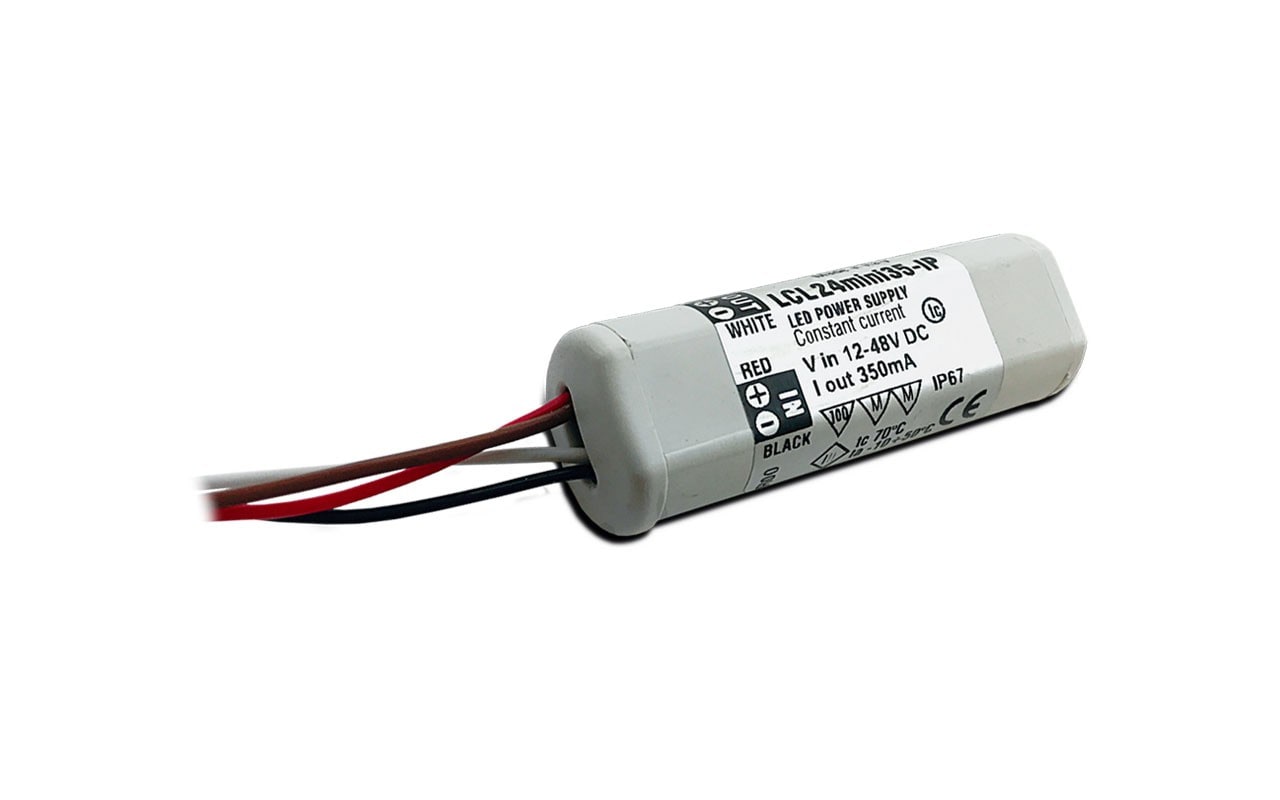 LEF LIGHTING - CONVERTITORE TENSIONE COSTANTE-CORRENTE COSTANTE 12-24-48Vdc 500mA Dimmerabile