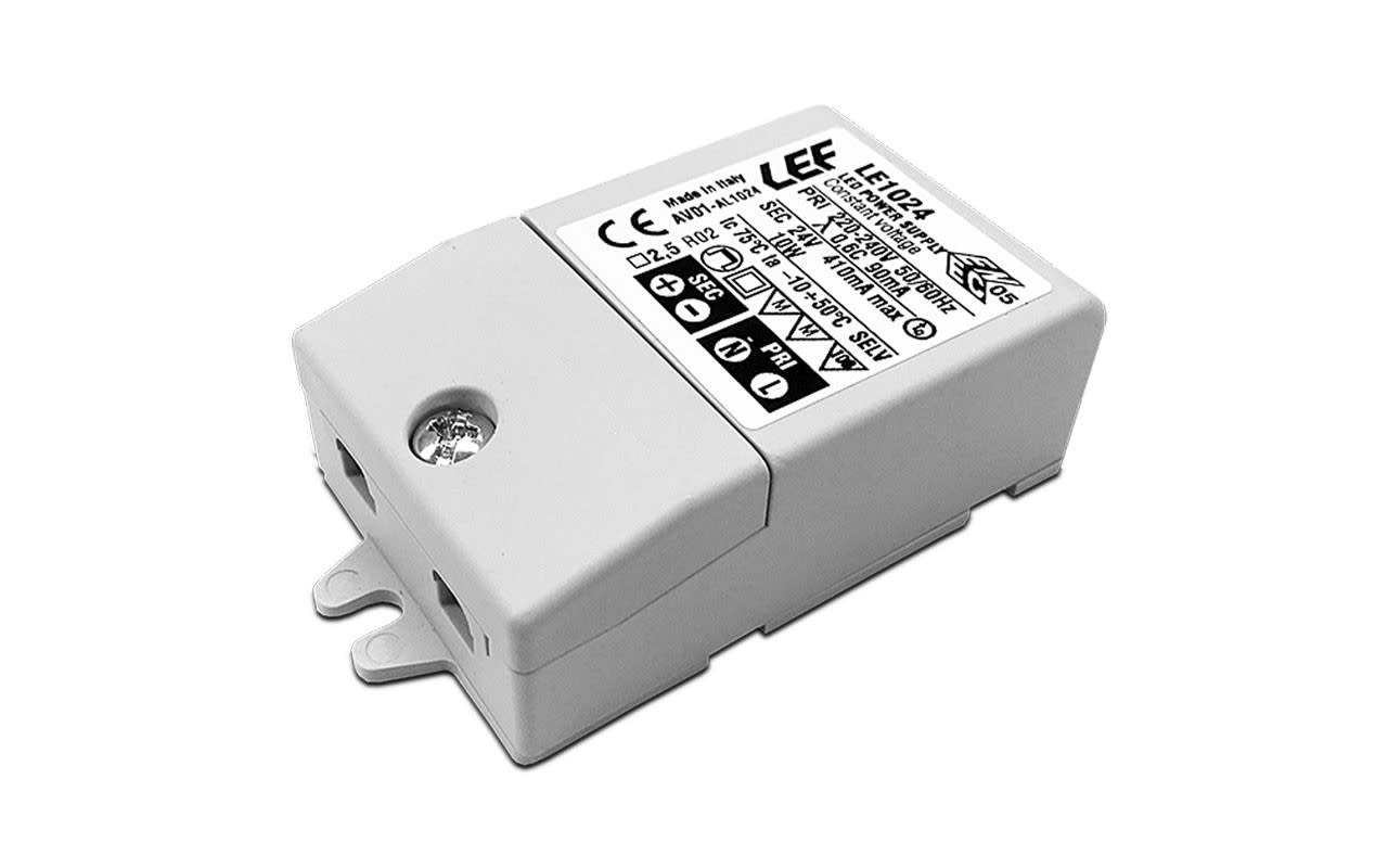 LEF LIGHTING - ALIMENTATORE LED TENSIONE COSTANTE 24Vdc 12W IP20 ON/OFF LE1024