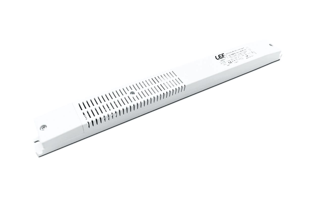 LEF LIGHTING - ALIMENTATORE LED TENSIONE COSTANTE 24Vdc 60W IP20 SLIM