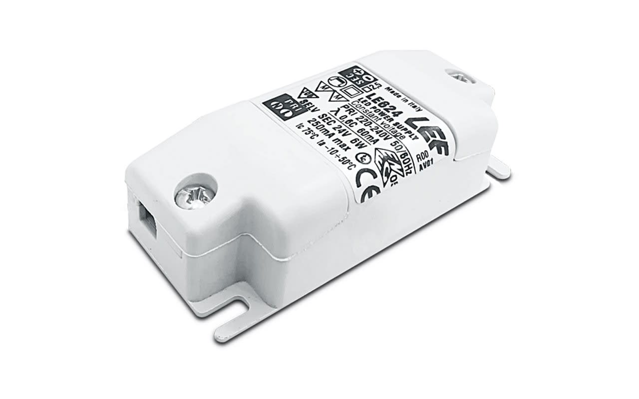 LEF LIGHTING - ALIMENTATORE LED TENSIONE COSTANTE 12Vdc 6W IP20 ON/OFF LE612
