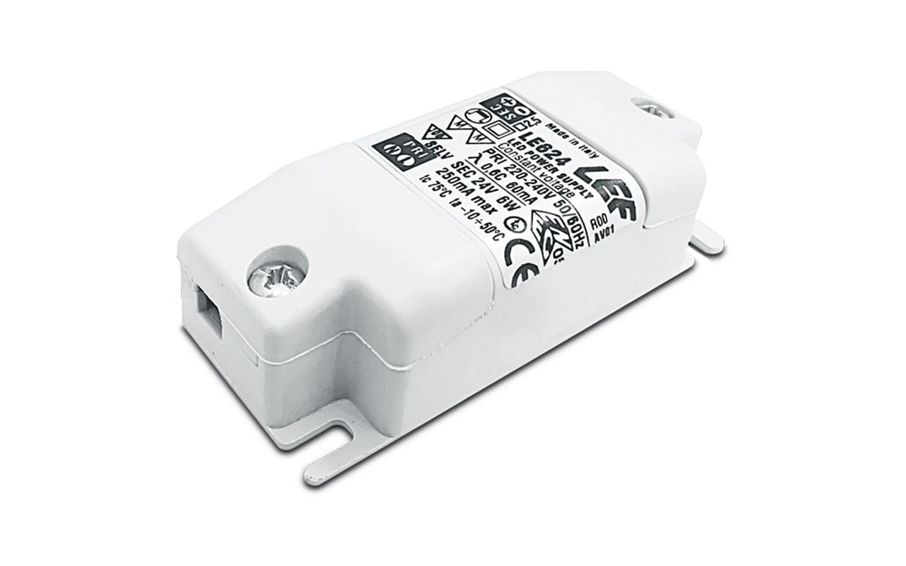 LEF LIGHTING - ALIMENTATORE LED TENSIONE COSTANTE 12Vdc 6W IP20 ON/OFF