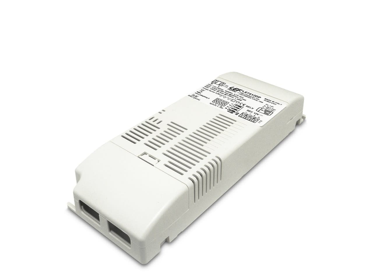 LEF LIGHTING - ALIMENTATORE LED TENSIONE COSTANTE 12Vdc 75W IP20 DIMMERABILE DALI/PUSH/0-10V/1
