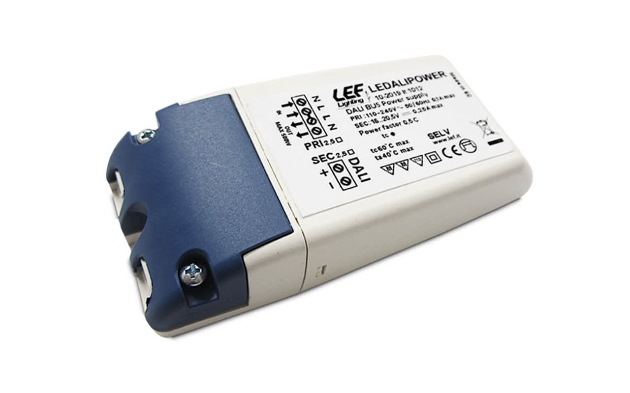 LEF LIGHTING - ALIMENTATORE DI LINEA DALI 250mA IP20 LEDALIPOWER