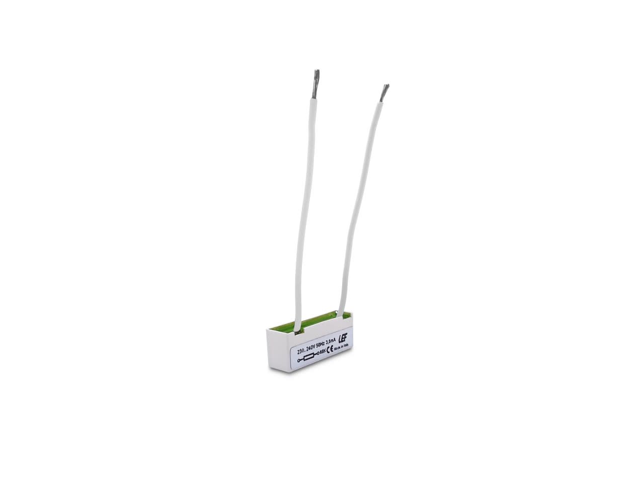 LEF LIGHTING - DISPOSITIVO DI SOPPRESSIONE CORRENTE RESIDUA PER LAMPADE E STRIP LED A 230Vac