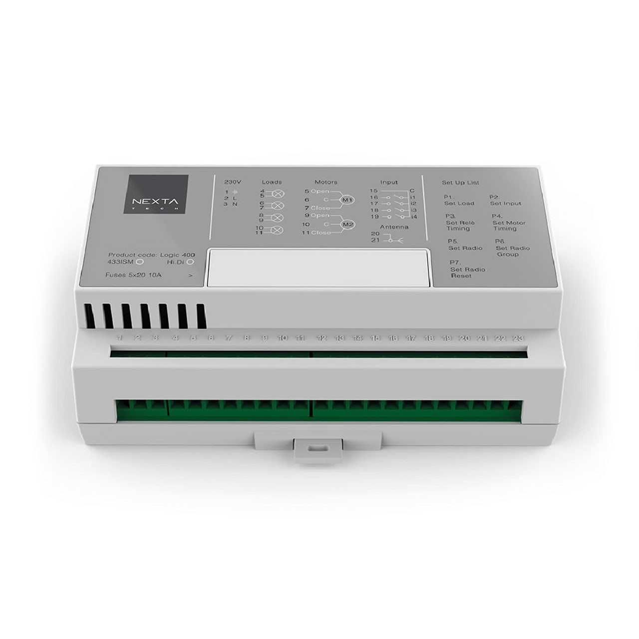 LEF LIGHTING - CENTRALE RADIO DI COMANDO RX 4 CARICHI/2 MOTORI MAX 6000W
