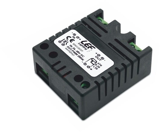 LEF LIGHTING - INTERFACCIA DI DIMMERAZIONE PER LED 48VDC 7A CON COMANDO PUSH/DALI/0-10V/1-10V/