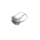LEF LIGHTING - MOLLA ACCIAIO ARGENTO per profilo IC01