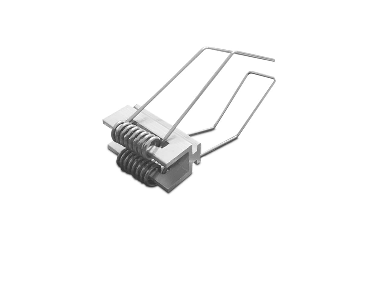 LEF LIGHTING - MOLLA ACCIAIO ARGENTO per profilo IN35