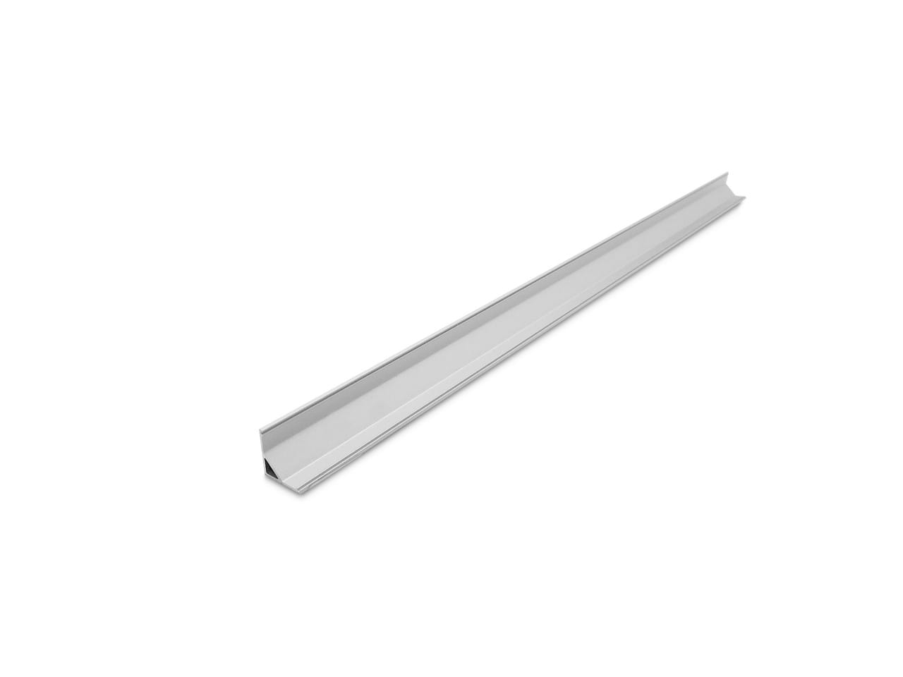 LEF LIGHTING - PROFILO DA PARETE AP04 ARGENTO 2M