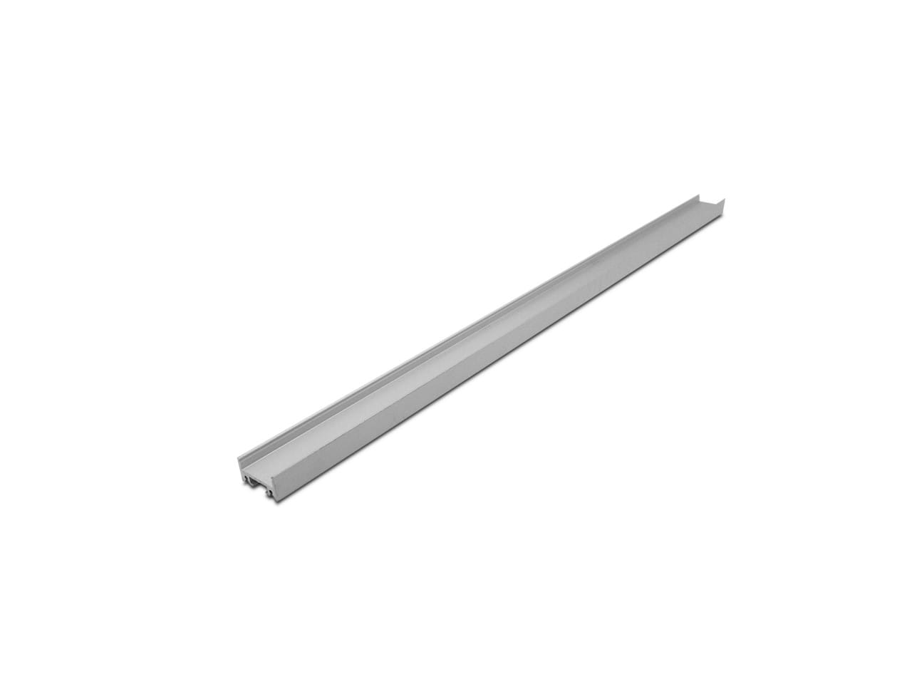 LEF LIGHTING - PROFILO DA PARETE E SOSPENSIONE AS01 ARGENTO 2M