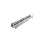 LEF LIGHTING - PROFILO DA PARETE E SOSPENSIONE AS02 ARGENTO 2M