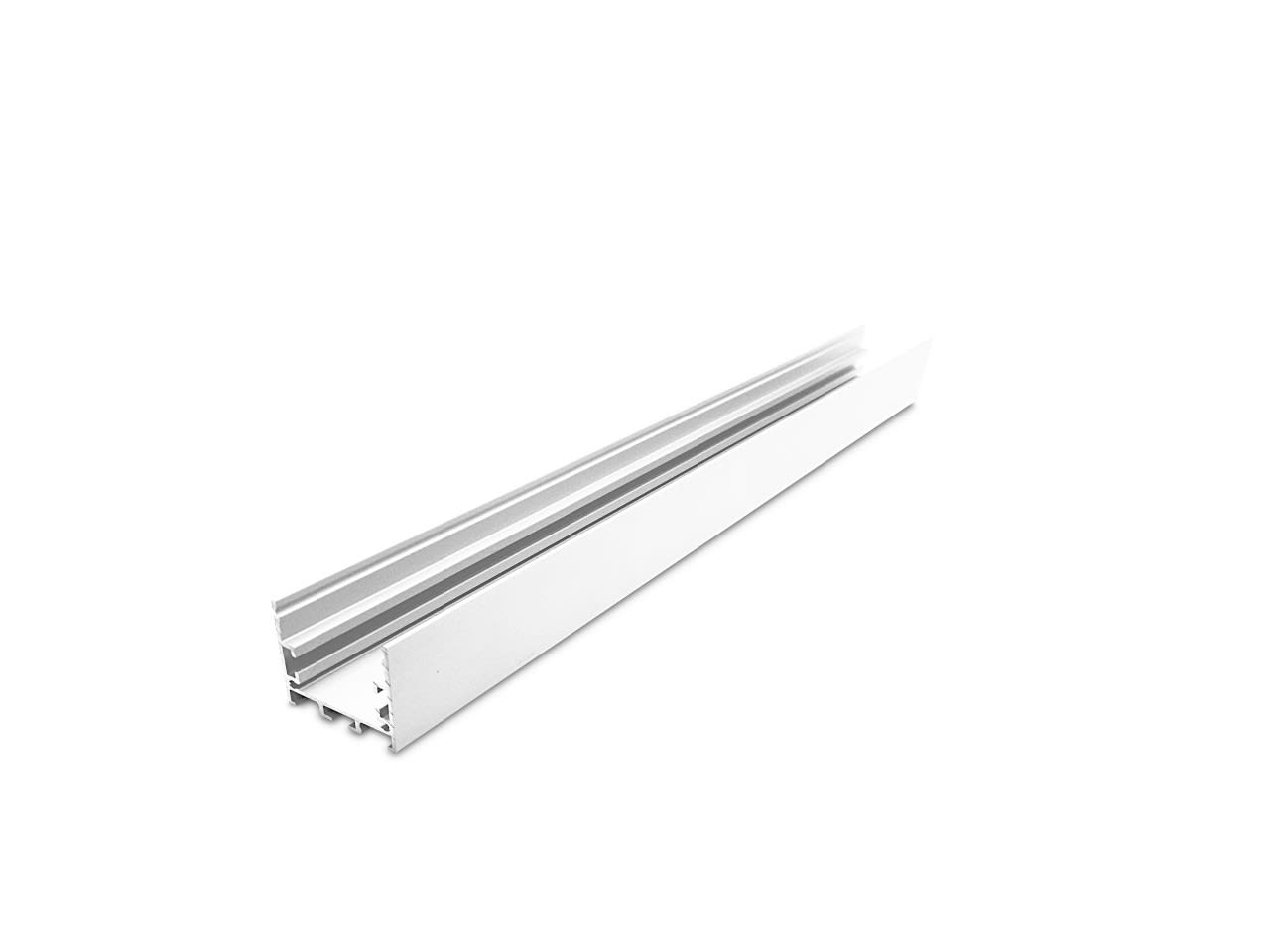 LEF LIGHTING - PROFILO DA PARETE E SOSPENSIONE AS02 BIANCO 2M