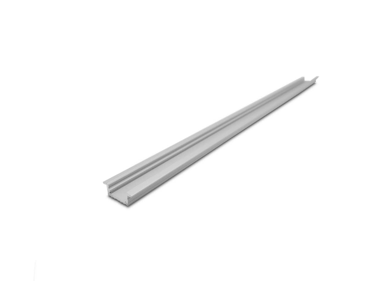 LEF LIGHTING - PROFILO DA INCASSO IN07 ARGENTO 2M