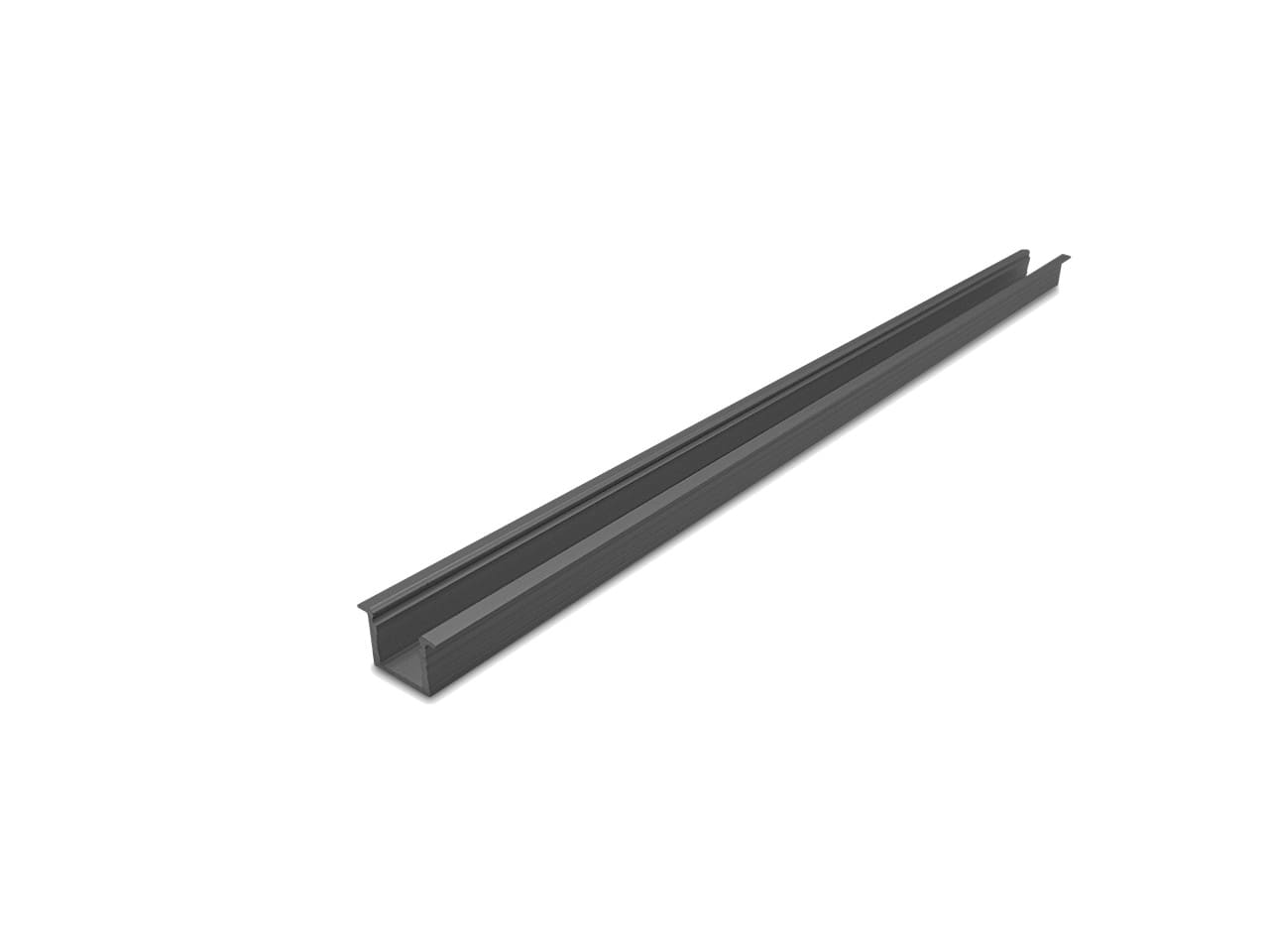 LEF LIGHTING - PROFILO DA INCASSO IN14 NERO 2M
