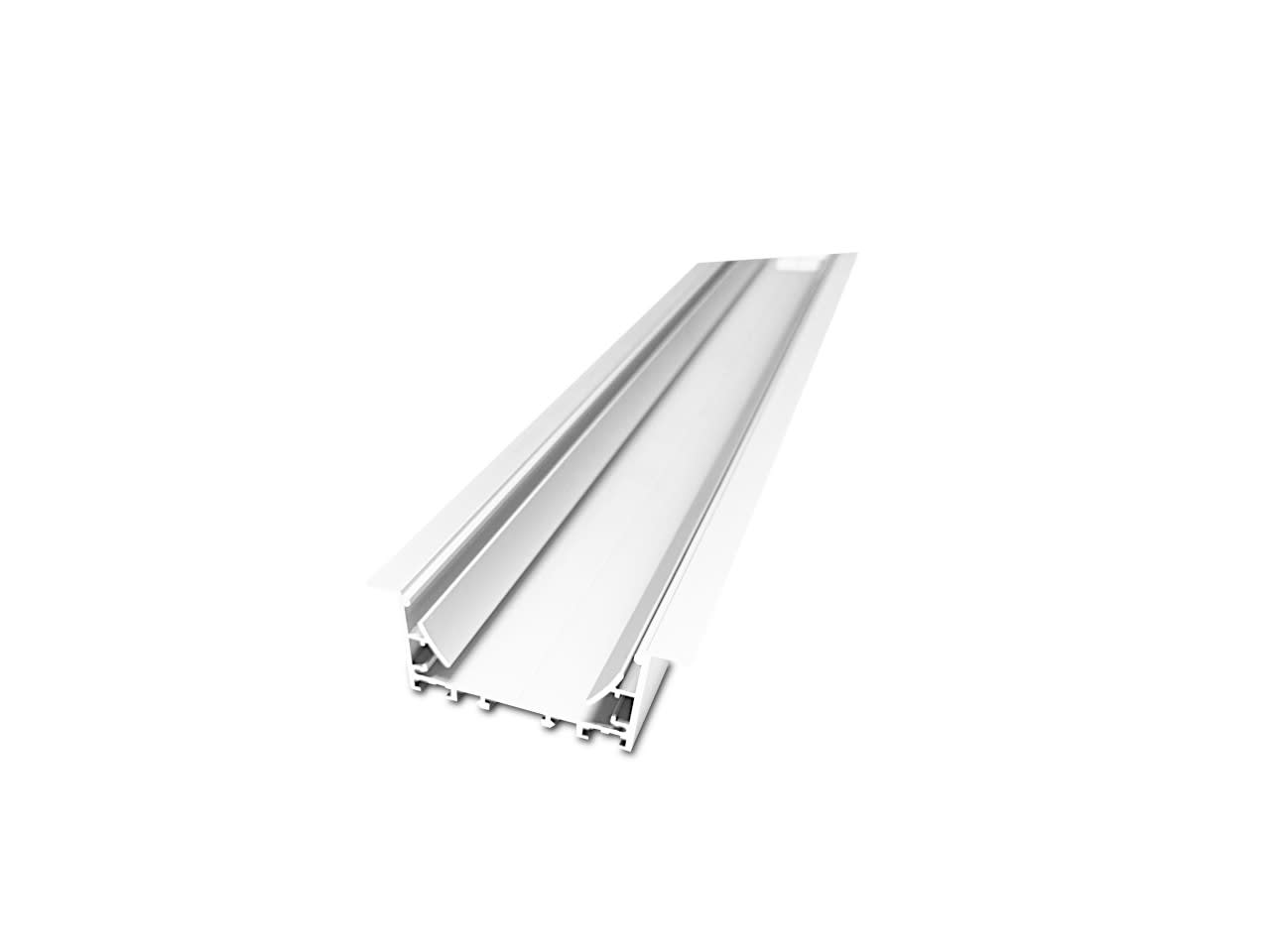 LEF LIGHTING - PROFILO DA INCASSO A CARTONGESSO IN55 BIANCO 2M
