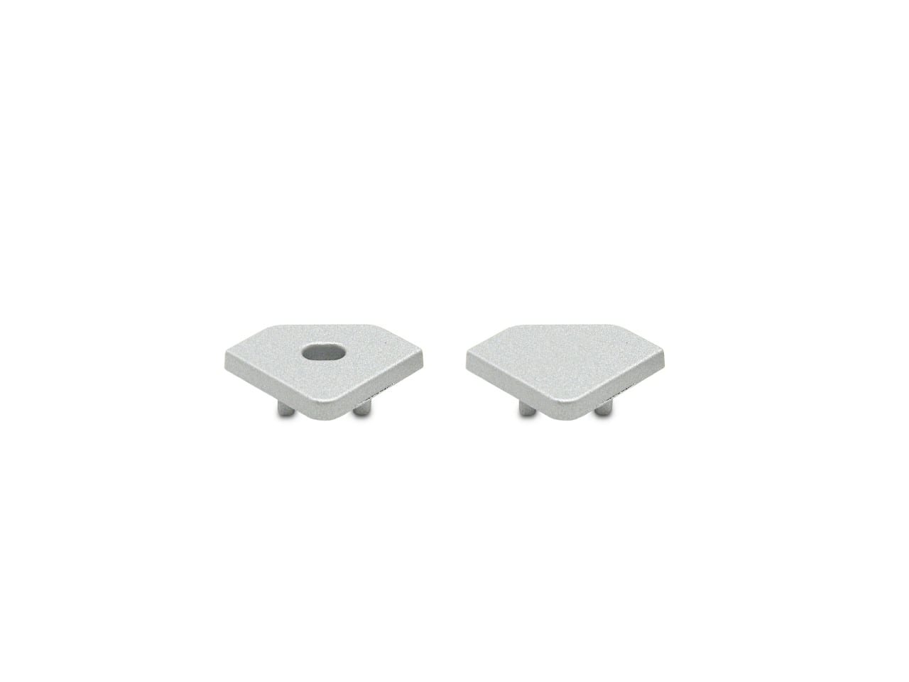 LEF LIGHTING - KIT TAPPI ARGENTO per profilo AP03