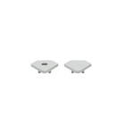 LEF LIGHTING - KIT TAPPI ARGENTO per profilo AP03