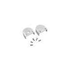 LEF LIGHTING - KIT TAPPI ARGENTO per profilo AS01