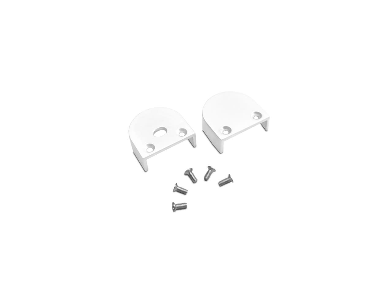 LEF LIGHTING - KIT TAPPI BIANCHI per profilo AS01 TPL-AS01-KITB