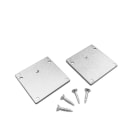 LEF LIGHTING - KIT TAPPI ARGENTO per profilo AS02