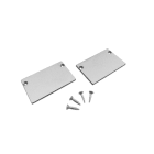 LEF LIGHTING - KIT TAPPI ARGENTO per profilo AS03