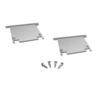 LEF LIGHTING - KIT TAPPI ARGENTO per profilo IN55