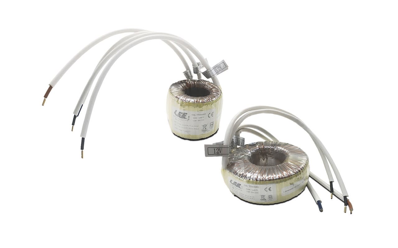 LEF LIGHTING - TRASFORMATORE TOROIDALE ELETTROMECCANICO 12Vac 50VA