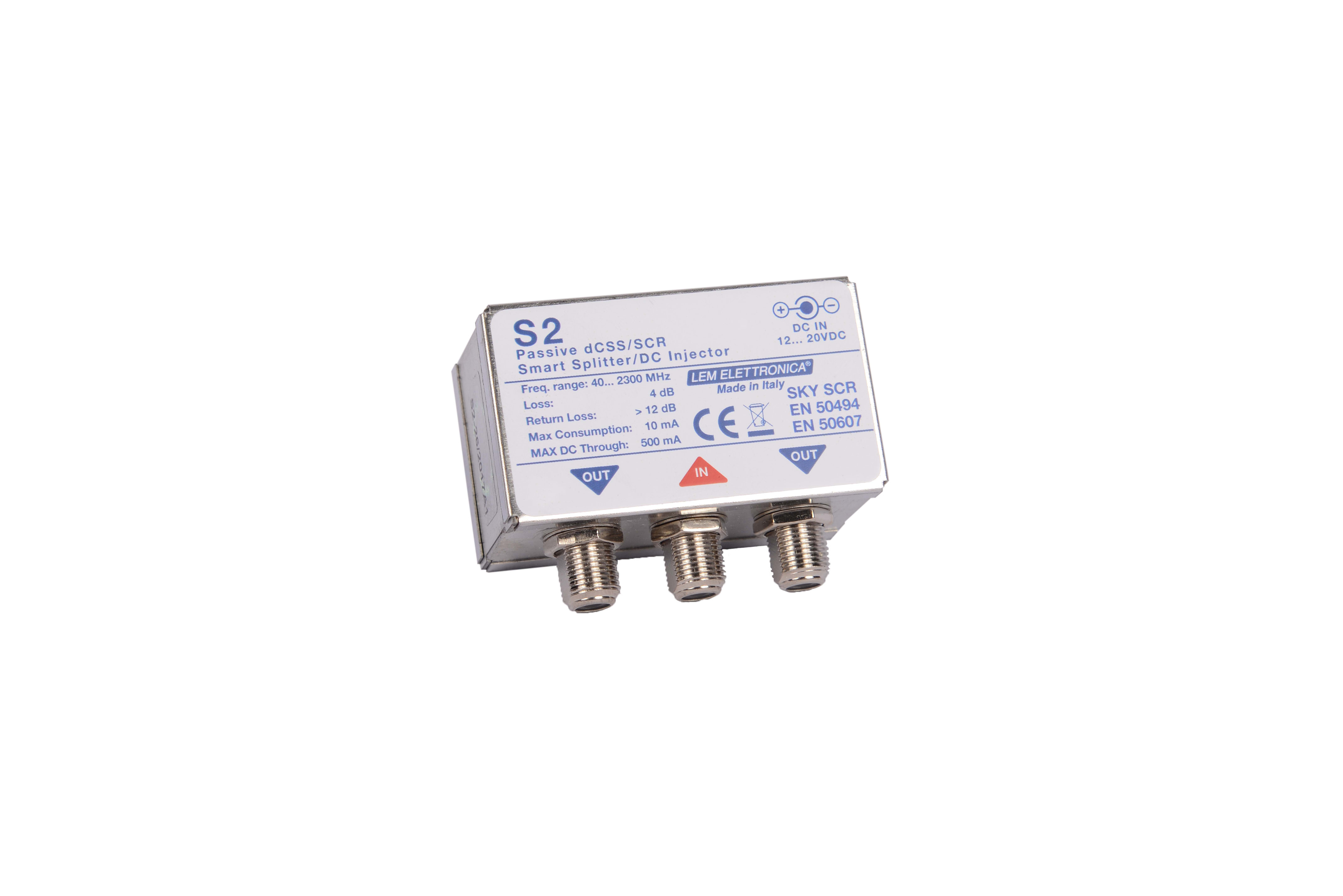 LEM ELETTRONICA - SPLITTER 2 VIE PASSIVO C/INS.DC DCSS/SCR