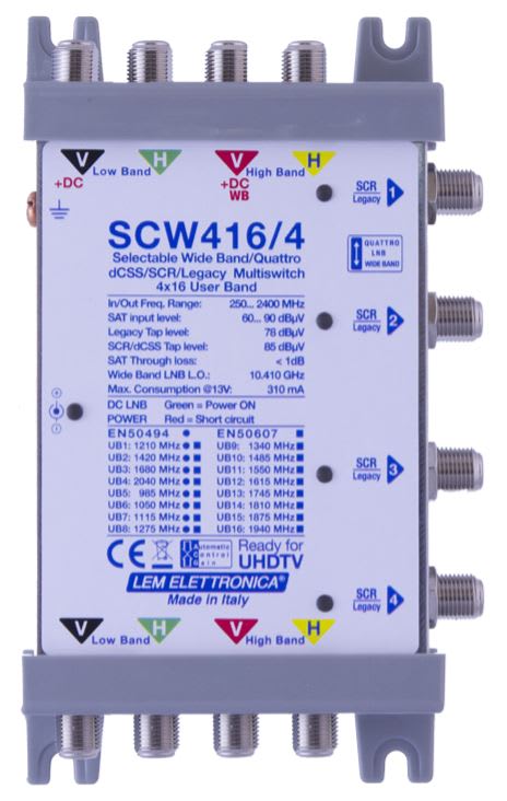 LEM ELETTRONICA - MSW DCSS/LEGACY WB 4IN/4OUT 4DER
