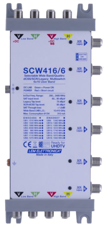 LEM ELETTRONICA - MSW DCSS/LEGACY WB 4IN/4OUT 6DER