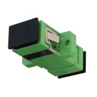 LEM ELETTRONICA - Bussola simplex verde SC/APC-SC/APC, flangiata.