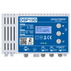 LEM ELETTRONICA - Centrale TV programmabile DSP15D con 3 ingressi UHF/VHF, 32 filtri digitali e livello di uscita totale max. 115dBuV. Programmazione da display.