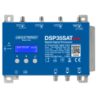 LEM ELETTRONICA - Centrale TV programmabile DSP35-SATevo con 4 ingressi UHF/VHF e 1 ingresso SAT, 32 filtri digitali, livello di uscita max. TV (123dBuV), SAT (119 dBuV). Programmazione da display e da app. Android e Windows.