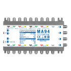 LEM ELETTRONICA - Multiswitch Legacy MA94 con 9 ingressi passanti e 4 uscite derivate, per applicazioni SKY, FM, DAB, UHF, SAT.