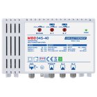 LEM ELETTRONICA - Centrale TV a larga banda MBD345-40 con 3 ingressi UHF/VHF e 1 uscita, livello di uscita totale max. VHF (120dBuV), UHF (126dBuV).
