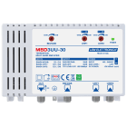 LEM ELETTRONICA - Centrale TV a larga banda MBD3UU-30 con 3 ingressi UHF/VHF e 1 uscita, livello di uscita totale max. VHF (120dBuV), UHF (126dBuV).
