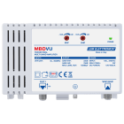 LEM ELETTRONICA - Amplificatore di linea a larga banda MBDVU con 1 ingresso UHF/VHF e 1 uscita, livello di uscita totale max. 120dBuV, guadagno 23dB.