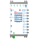 LEM ELETTRONICA - Ricevitore ottico SCF516/8, 9 uscite (8 dCSS/Legacy e TV terrestre miscelato regolabile, 1 TV Terrestre regolabile), funzione 2 LNB Quattro. SKY, FM, DAB, UHF, SAT.