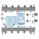 LEM ELETTRONICA - Multiswitch dCSS/Legacy SCW516/2-20 con 5 ingressi passanti e 2 uscite derivate, Satellite amplificato regolabile, attenuazione di -20dB sul Terrestre, per applicazioni SKY, FM, DAB, UHF, SAT.