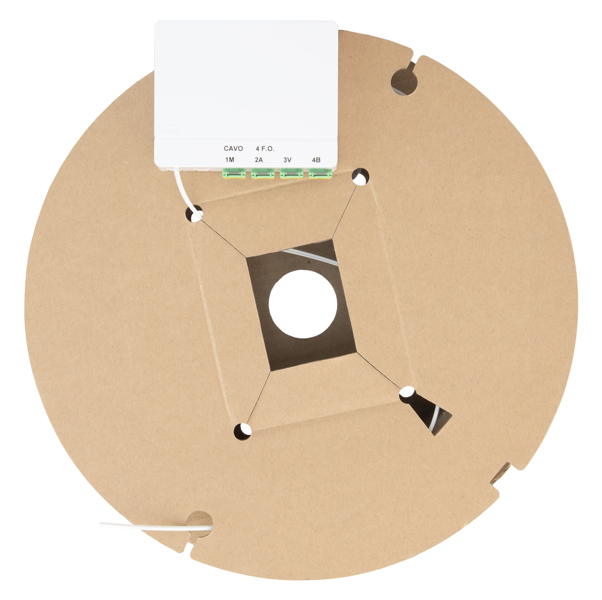 LEM ELETTRONICA - Scatola di terminazione ottica STOAC80, cavo 4 FO preterminato solo lato STOA 80m, connettori SC/APC. STOAC80